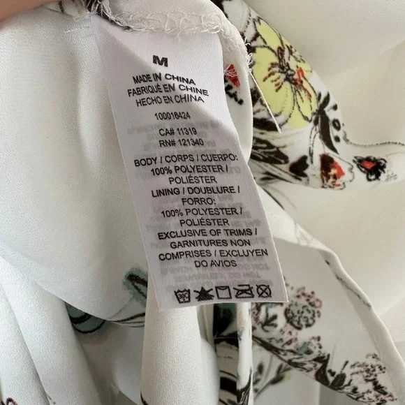 Floral Maxi Dress - White - Cottagecore Romantic Coastal Feminine Summer Garden - Picture 4 of 9